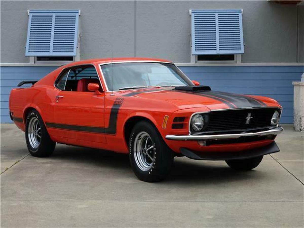1970 Ford Mustang Boss 302 - Rotisserie Restoration - Calypso Coral 1970 Ford Mustang