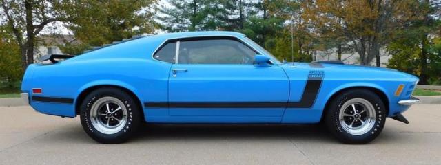 1970 FORD MUSTANG BOSS 302 W CODE DRAG PACK 4.30 GEARS GRABBER BLUE SHAKER W@W! 1970 Ford Mustang --