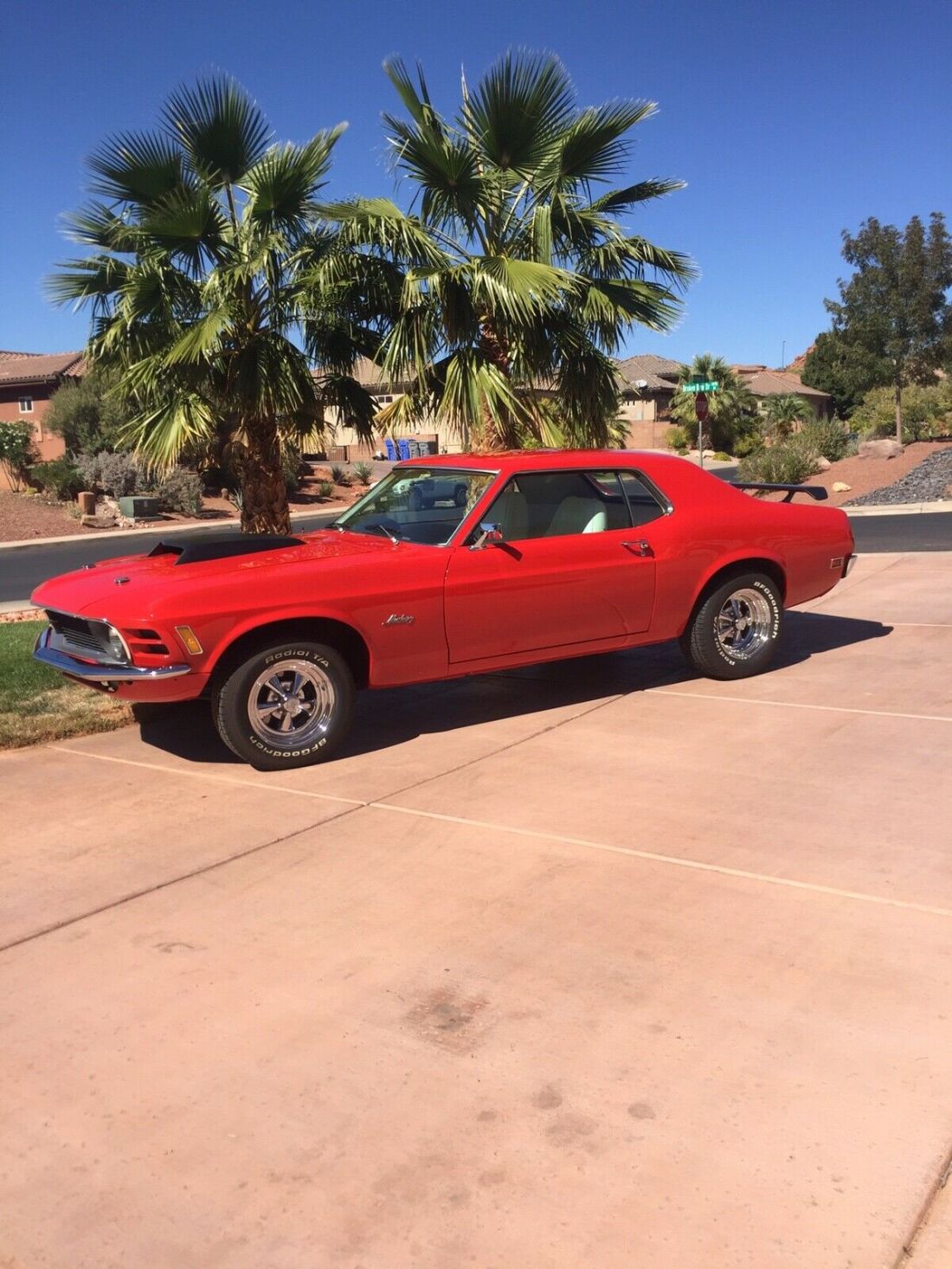 1970 Ford Mustang Coupe Red RWD Automatic 1970 Ford Mustang