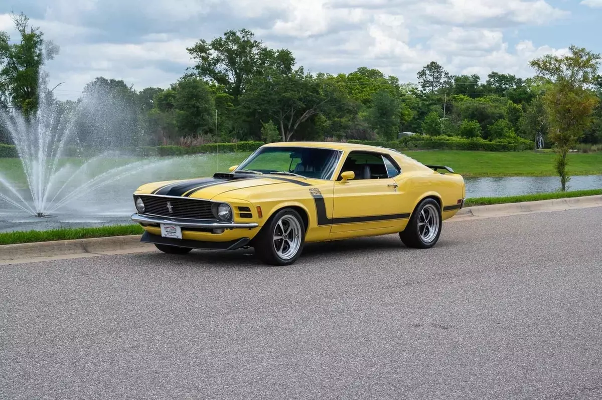 1970 Ford Mustang Fastback Boss 302, 5-Speed, Restored Yellow 1970 Ford Mustang Fastback Boss 302, 5-Speed, Restored