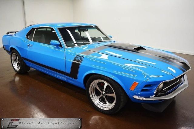 1970 Ford Mustang Fastback ProTouring 10 Miles Grabber Blue 351W V8 Monster C6 1970 Ford Mustang Fastback ProTouring