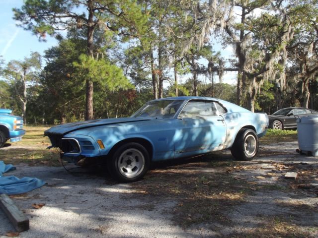 1970 Ford Mustang Grabber Blue 1970 Ford Mustang