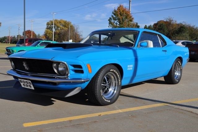 1970 Ford Mustang, Grabber Bluewith 27,959 True Boss 429 Date Code Correct Engin 1970 Ford Mustang Boss 429