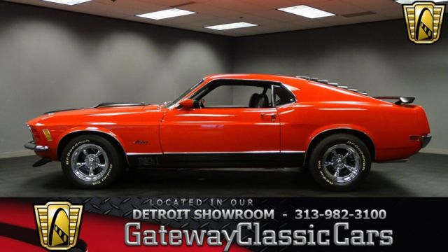 1970 Ford Mustang Mach 1 10000 Miles Red Coupe 351 CID V8 3 Speed Automatic 1970 Ford Mustang Mach 1