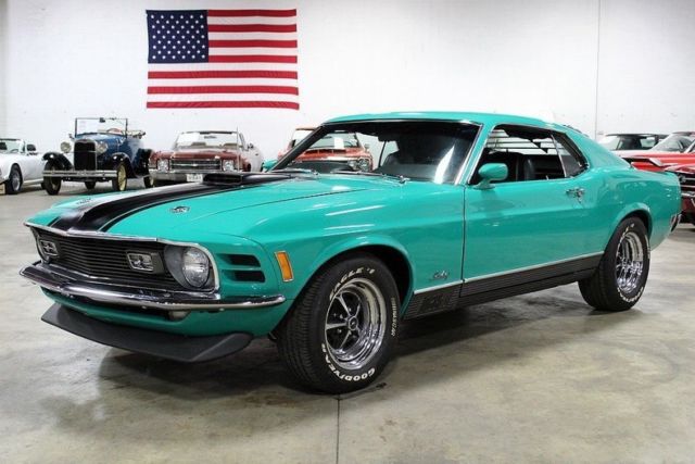 1970 Ford Mustang Mach 1 33242 Miles Grabber Green Coupe 351cid V8 Automatic 1970 Ford Mustang Mach 1