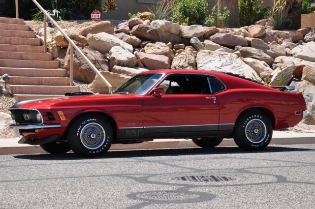 1970 FORD MUSTANG MACH 1 428 CJ - 4-Spd All #'s Matching - Concours Restoration! 1970 Ford Mustang Mach 1 428CJ