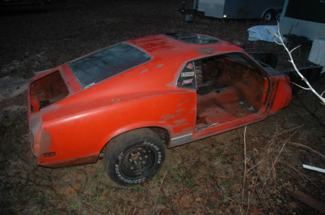 1970 FORD MUSTANG MACH 1 428 COBRA JET CALYPSO CORAL W/SHAKER SOLID PROJECT 1970 Ford Mustang MACH 1