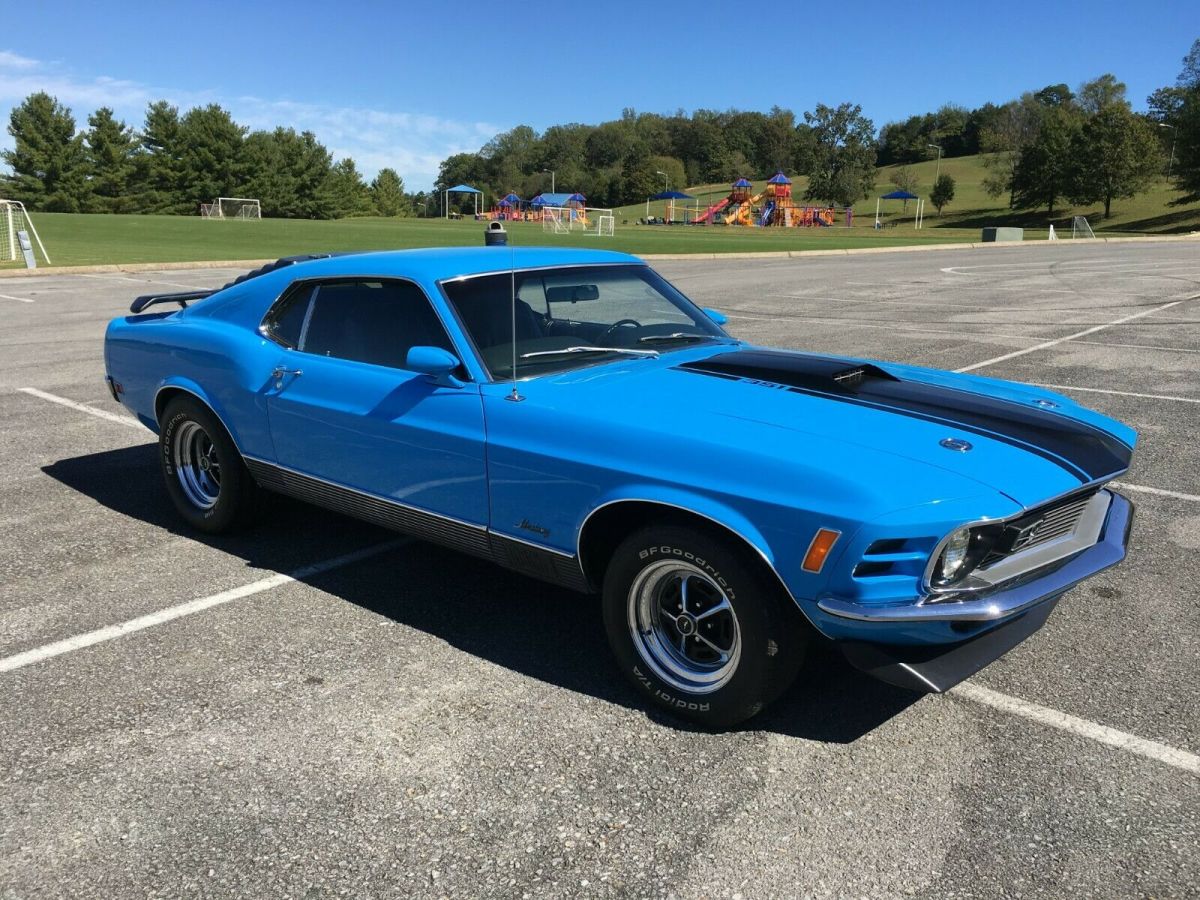 1970 Ford Mustang Mach 1 Grabber Blue 351 Cleveland 1970 Ford Mustang Mach 1