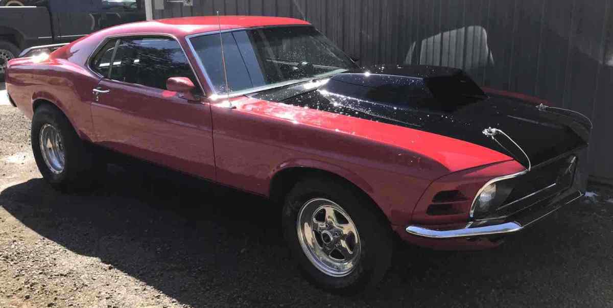 1970 Ford Mustang Mach 1 Red RWD Automatic 1970 Ford Mustang Mach 1