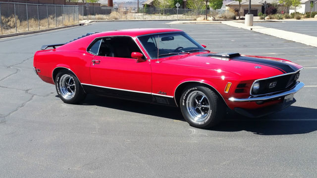 1970 Ford Mustang Mach I Fastback 2-Door 351C 1970 Ford Mustang