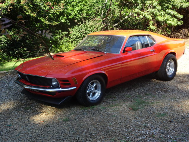 1970 Ford Mustang Mach I Fastback. Set up for Boss 429. 1970 Ford Mustang Sports Roof (Fastback)