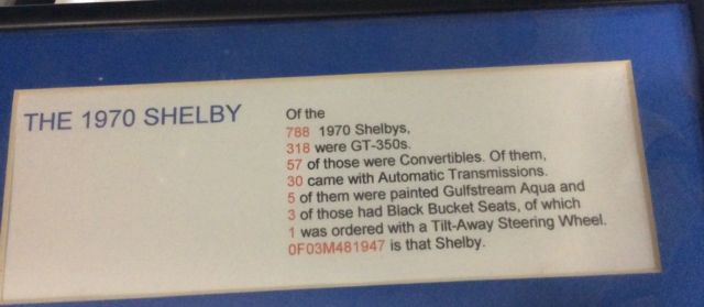 1969 Shelby GT350 GT-350 COBRA 1 of 194 Total Production CV - photo 2