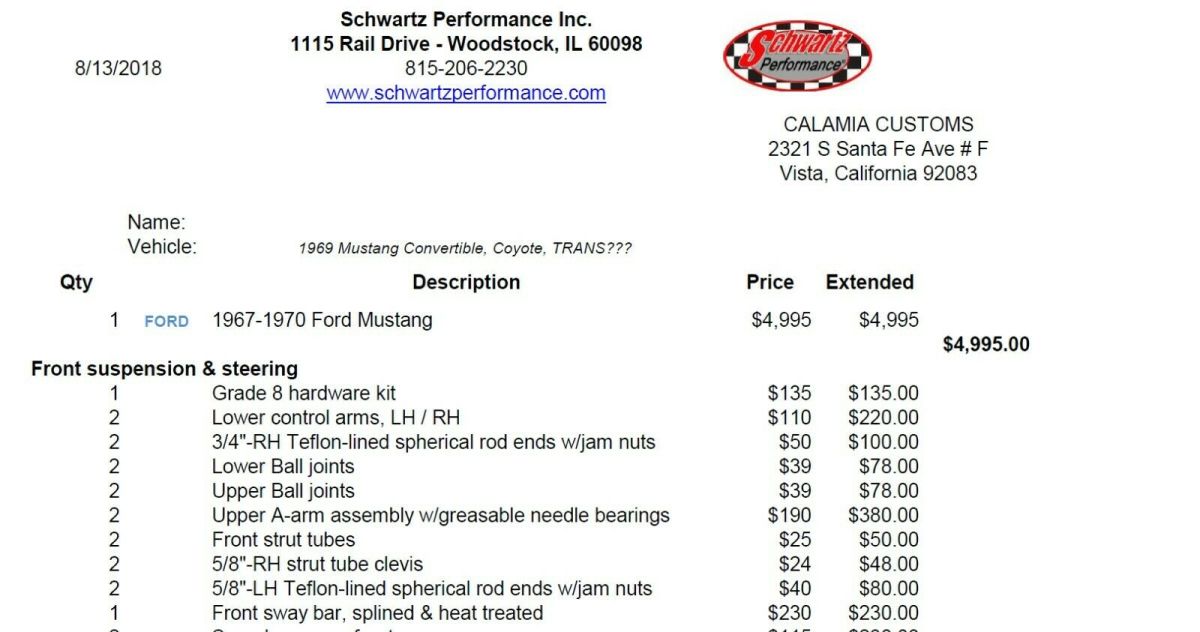 1970 Ford Mustang Shelby Convertible Restomod Project Car - photo 4