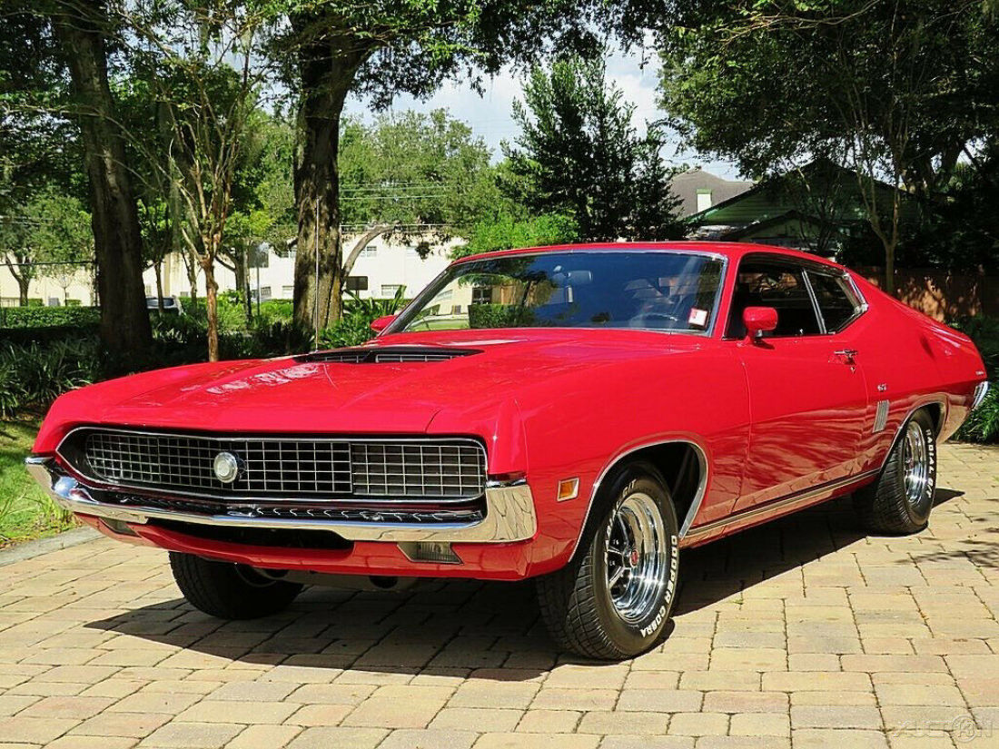 1970 Ford Torino 1 Family Owner 24ks Simply Amazing Buckets & Console 351- 4 SP 1970 Ford Torino 24k Miles GT 4-Speed Very Rare Laser Straight !