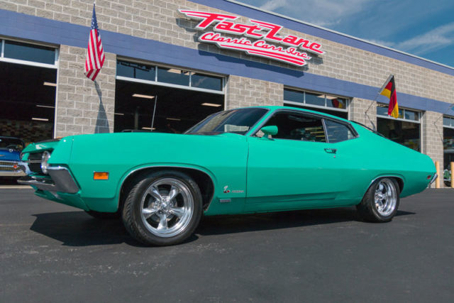 1970 Ford Torino Cobra Numbers Matching 429 V8 4 Speed Correct Grabber Green 1970 Ford Torino Cobra