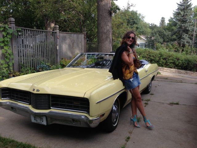 1970 Galaxie 500 XL Convertible Springtime Yellow Back Top Black Interior 1970 Ford Other