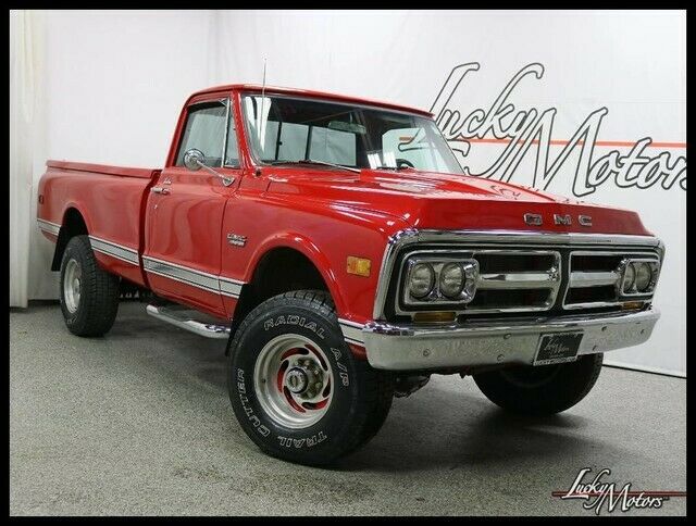 1970 GMC 2500 CUSTOM 4X4 6491 Miles RED Pickup Truck Automatic 1970 GMC 2500 CUSTOM 4X4