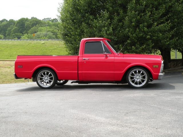 1970 GMC Sierra Grande SWB Truck, 454, 12 Bolt Posi, Red, Bed Cover, Boss Wheels 1970 GMC Sierra 1500 Sierra Grande C10 C/K 1500 C15 PU Truck