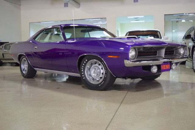 1970 HEMI CUDA, NUMBERS MATCHING, GOVIER RPT, AMAZING RESTORATION, FULL DOC'S 1970 Plymouth Barracuda