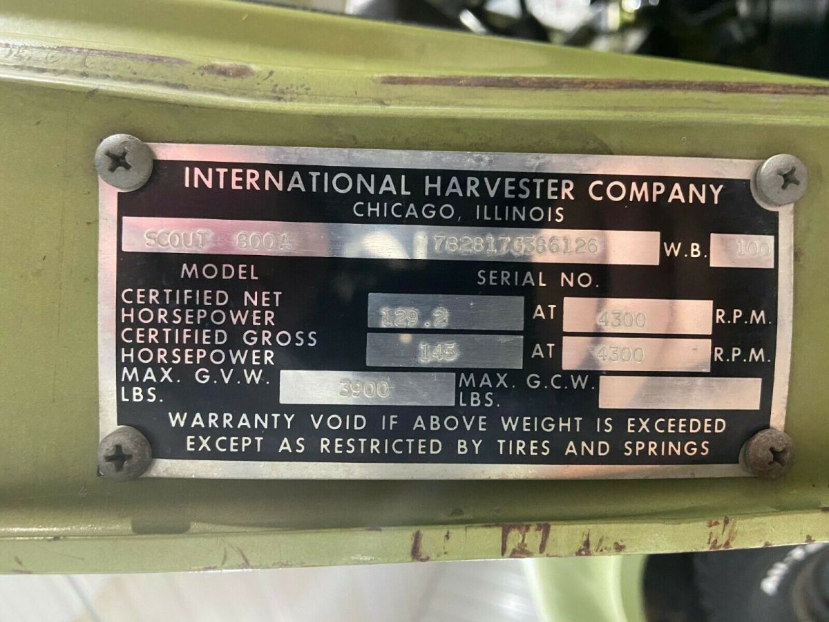1970 International Harvester Scout Harvester - photo 11