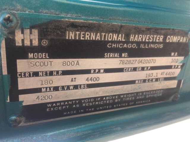 1970 International Harvester Scout - photo 11