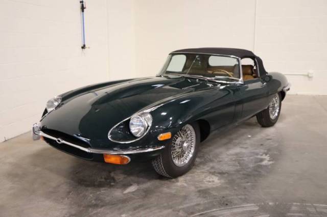 1970 Jaguar E-Type  0 Green Convertible I6 4.2L Manual 4-Speed 1970 Jaguar E-Type --