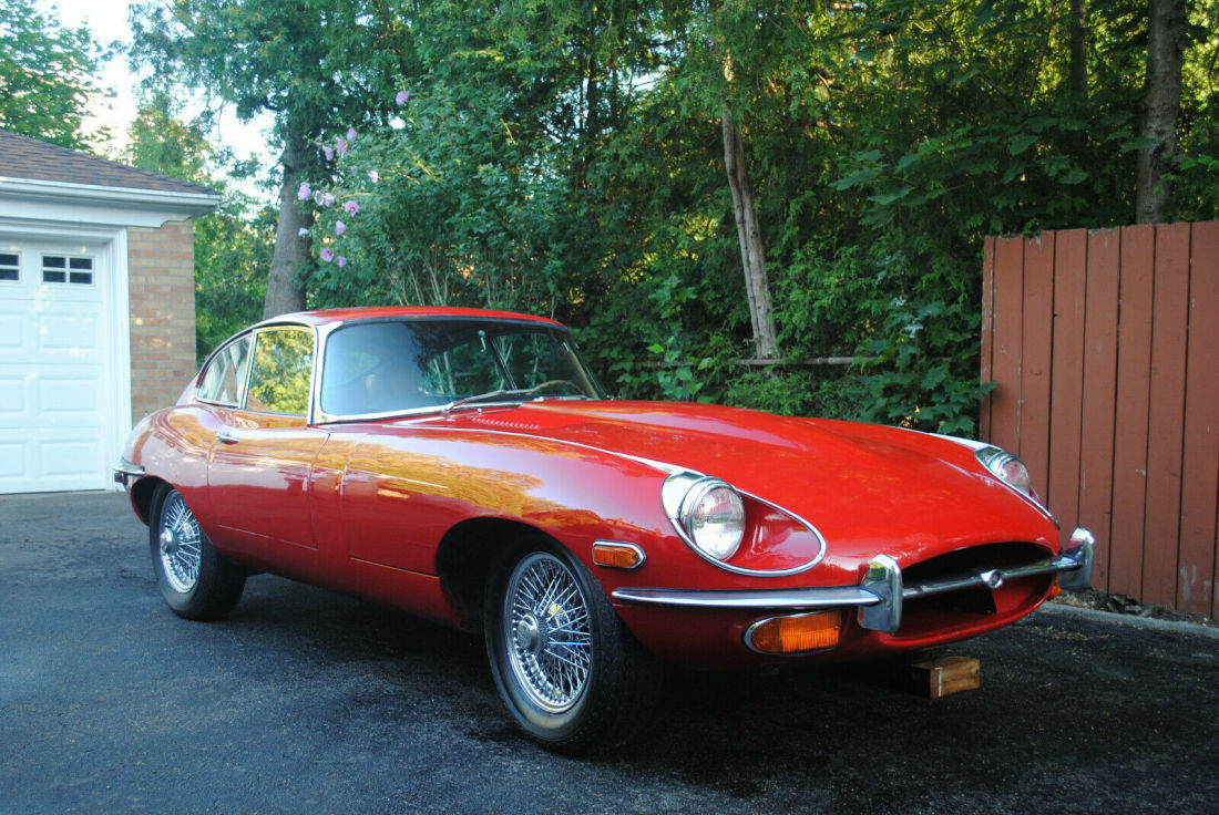 1970 Jaguar E-Type FHC, Signal Red over Biscuit, Solid Project, No Reserve! 1970 Jaguar E-Type
