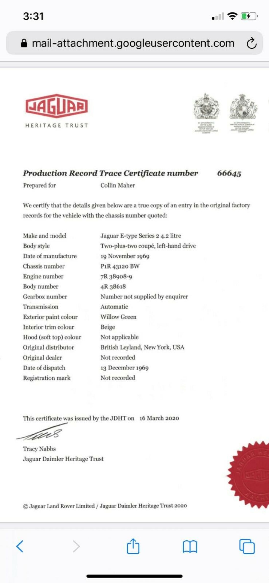 1970 Jaguar XKE 2+2 - photo 8