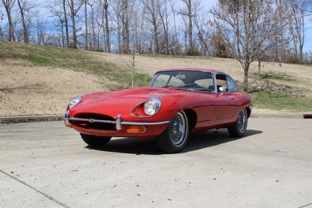1970 Jaguar XKE Coupe 4.2 Liter Inline 6 Cylinder Engine Matching Numbers 1970 Jaguar E-Type