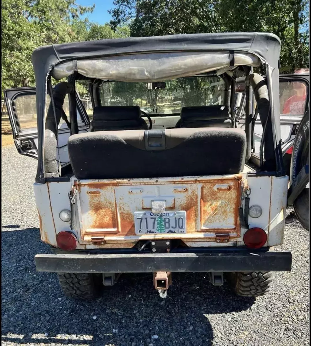 1970 Jeep CJ-5 Convertible White 1970 Jeep CJ-5