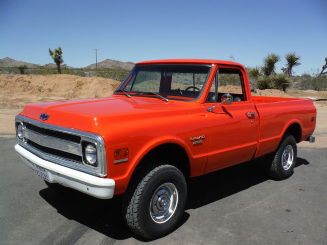 1970 K10 4X4 350 SHORTBED FLEETSIDE CLEAN CALIFORNIA TRUCK GREAT DRIVER !!! 1970 Chevrolet Other Pickups @ NO RESERVE !!! K10 SHORTBED FLEETSIDE 4X4