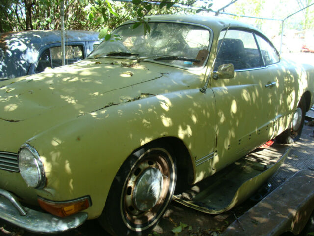 1970 KARMANN GHIA GARAGED 1996 MOTOR REBUILT RUST DENTS ORIGINAL to Retore NR 1970 Volkswagen Karmann Ghia