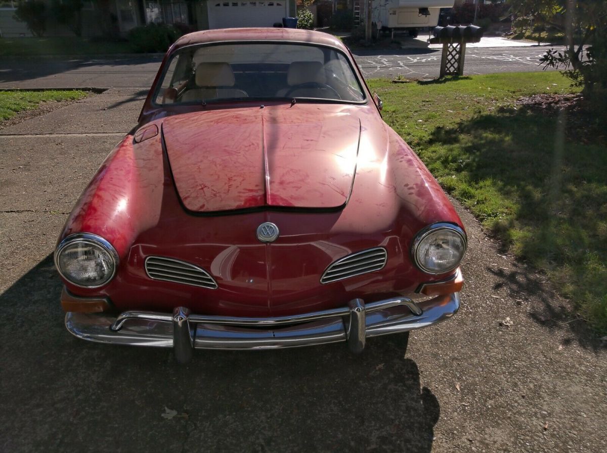 1970 Karmann Ghia. No Reserve. 1970 Volkswagen Karmann Ghia