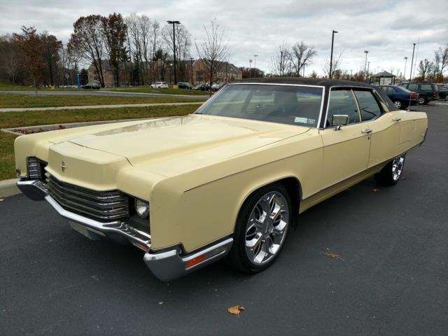 1970 Lincoln Continental 460 V8 Low miles solid 20 chrome Lexani Runs Great DONK 1970 Lincoln Continental