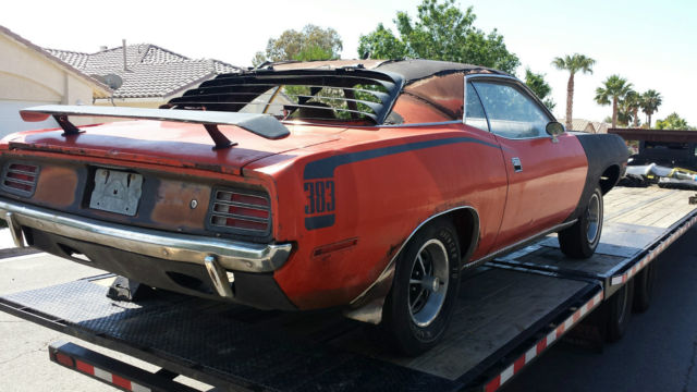 1970 Louvered Go-wing Cuda 1970 Plymouth Barracuda cuda