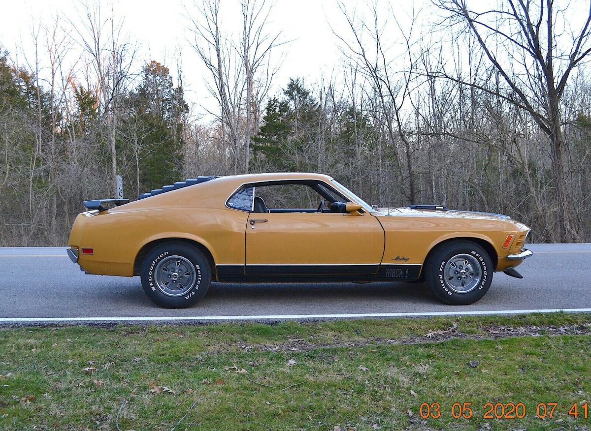 1970 Ford Mustang MACH 1 351 SHAKER AUTO PS PDB AC MATCHING - photo 10