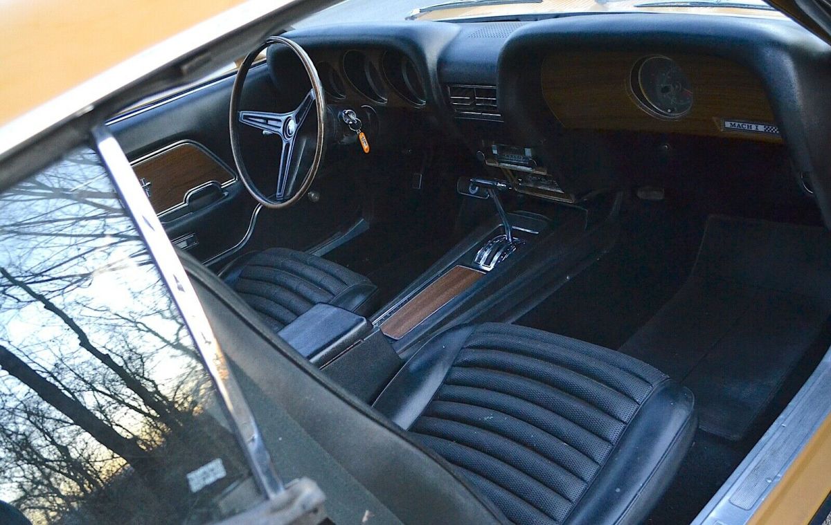 1970 Ford Mustang MACH 1 351 SHAKER AUTO PS PDB AC MATCHING - photo 4