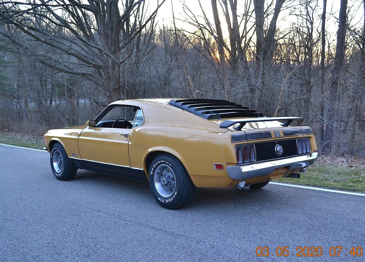 1970 Ford Mustang MACH 1 351 SHAKER AUTO PS PDB AC MATCHING - photo 8