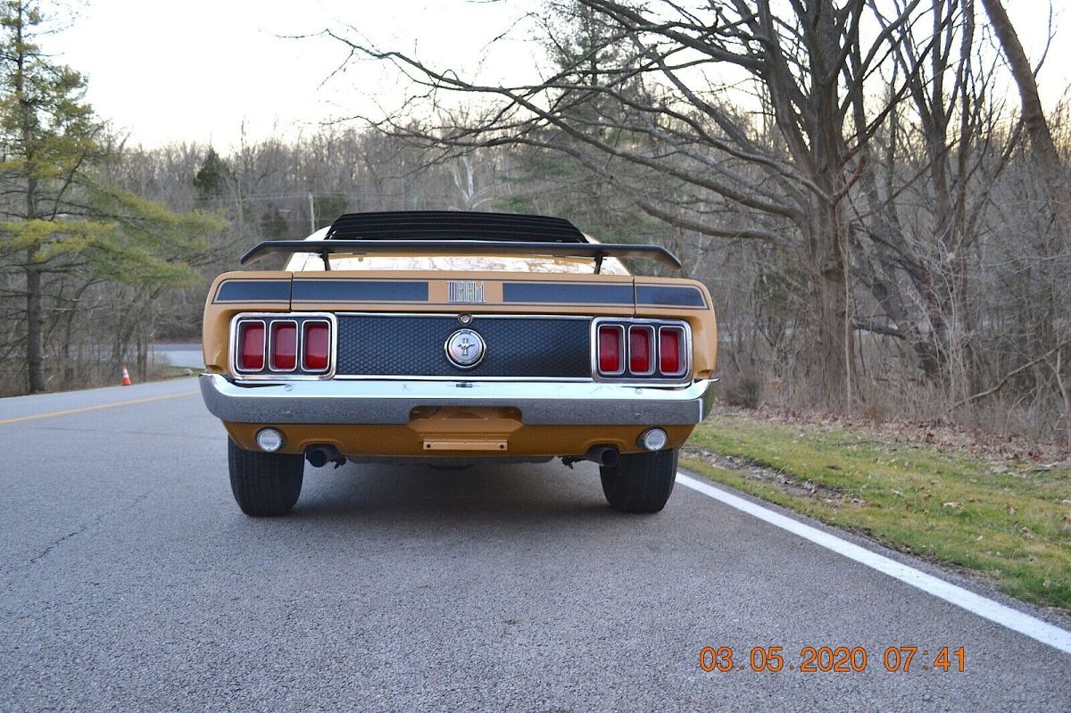 1970 Ford Mustang MACH 1 351 SHAKER AUTO PS PDB AC MATCHING - photo 9