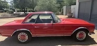 1970 Mercedes-Benz 280 SL Coupe Red 1970 Mercedes-Benz 280 SL