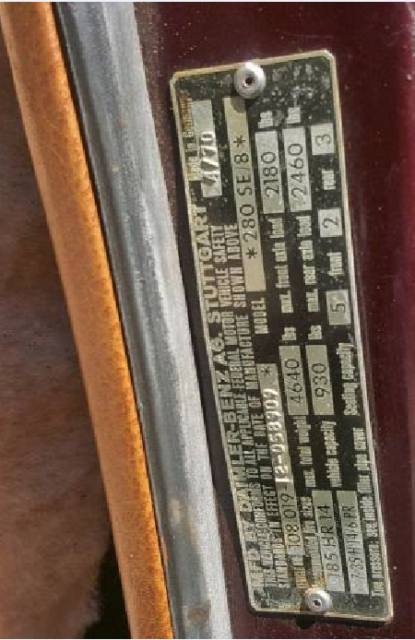 1970 Mercedes-Benz 200-Series CLEAN TITLE - photo 11