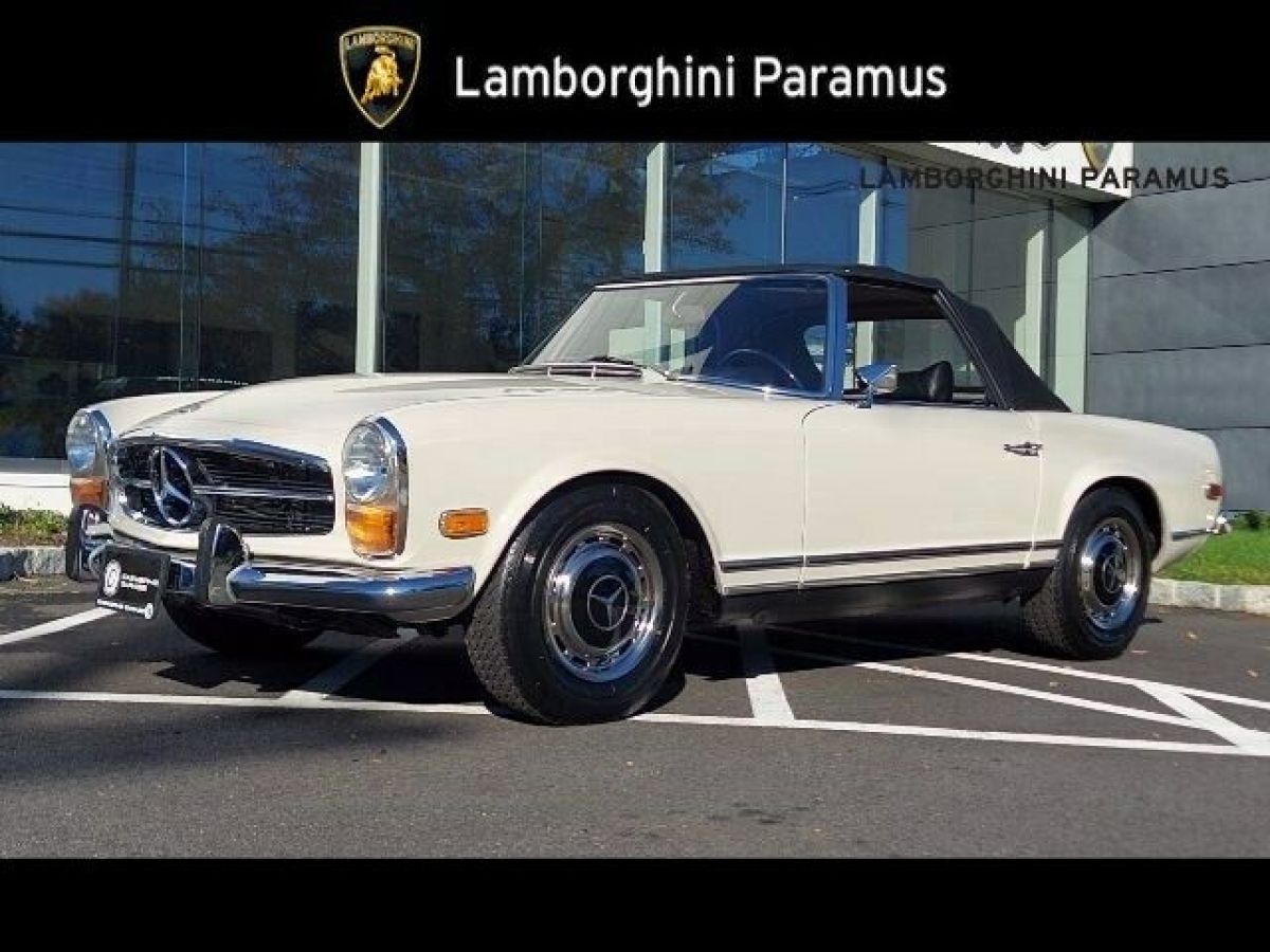 1970 Mercedes-Benz 280SL 22108 Miles White Convertible Manual 1970 Mercedes-Benz SL-Class