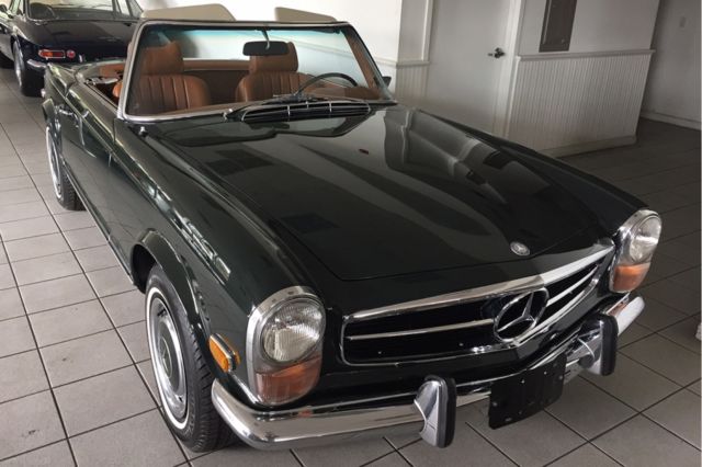 1970 Mercedes Benz 280SL 98,174 Miles Olive Green Convertible 6 Cylinder Manual 1970 Mercedes-Benz SL-Class --