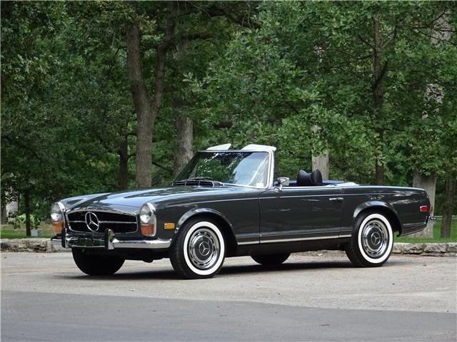 1970 Mercedes-Benz 280SL Convertible 49,356 Miles Anthracite Grey 2.8 Liter 6Cy 1970 Mercedes-Benz SL-Class Convertible