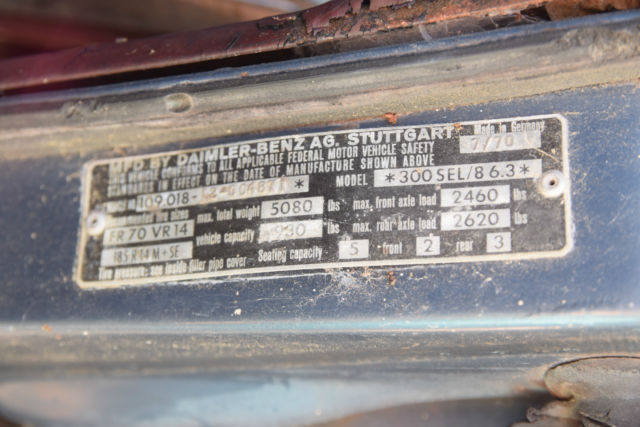 1970 Mercedes-Benz 300-Series 4 Door - photo 10