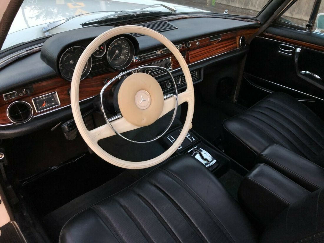1970 Mercedes-Benz 300-Series W109 in DB050 White w. Black leather and SUNROOF * - photo 5