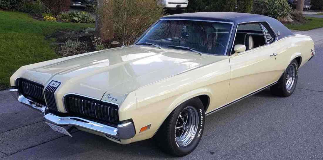 1970 Mercury Cougar XR7 Sedan RWD Automatic 1970 Mercury Cougar XR7
