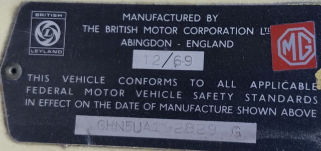 1970 MG MGB B EDITION - photo 8