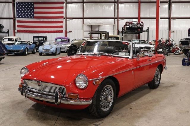 1970 MG B Roadster 85137 Miles Blaze Red Crystal Pearl Convertible 4 Cylinder M 1970 MG MGB --