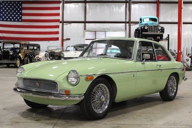 1970 MG MGB GT 26052 Miles Pistachio Shale Coupe 1800cc I4 4 Speed W/ Overdrive 1970 MG MGB GT